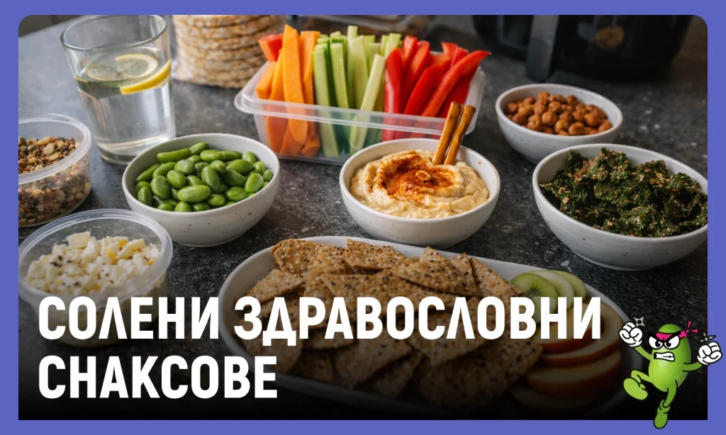Солени здравословни снаксове